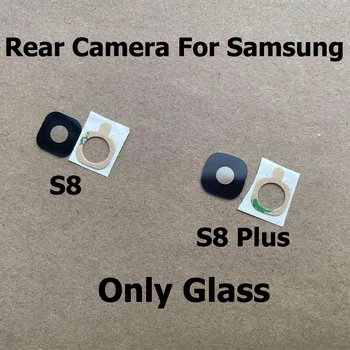 Оригинальная Задняя Камера Для Samsung Galaxy S8 Стеклянная Линза Задней Камеры С Наклейкой-Клеем Для Запасных Частей S8 Plus