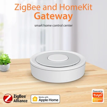 Tuya Smart Gateway Проводной концентратор Zigbee и Homekit Smart Gateway Apple Alexa Google Home SmartLife Smart Accesssorie