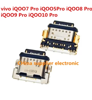 5 шт.-30 шт. для vivo cPro iQOO5Pro iQOO8 Pro iQOO9 Pro iQOO10 Pro USB Разъем Для Зарядки Разъем Док-станции Порт