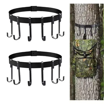 Наружный ремень для крепления на дереве, Вешалки с несколькими крючками, Держатель для платформы для седла на дереве, Наружная стойка для дерева, Вешалка для снаряжения