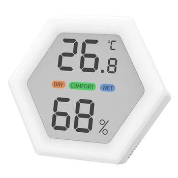 ВЕРХНИЙ Термометр для помещений Беспроводной Гигрометр Термометры Для внутреннего Дворика Домашняя Теплица
