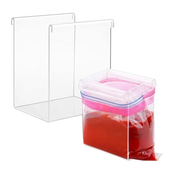 Держатель для сумок для хранения пакетов для приготовления пищи Подставка для пластиковых пакетов Кухонные гаджеты для планирования приема пищи