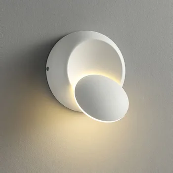 Креативный светодиодный настенный светильник мощностью 6 Вт с возможностью поворота на 360 градусов Прикроватная лампа для спальни для дома Гостиная Чердак Бра Современное оформление помещений