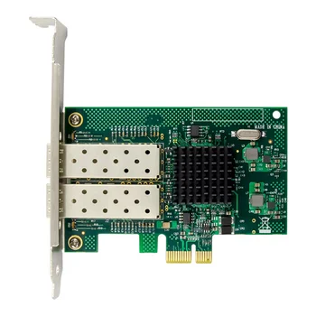 82576EB Сетевая карта Гигабитного сервера PCI-E X1, Двухпортовая Оптоволоконная Сетевая карта SFP, Оптоволоконная Сетевая карта E1G42EF
