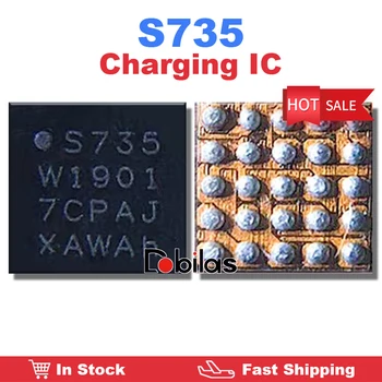 5шт S735 Для Зарядки Sansung IC BGA Зарядное Устройство IC Интегральные Схемы Запасные Части Микросхема Чипсет