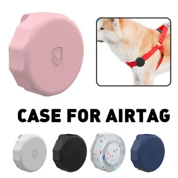 Силиконовый защитный чехол для Apple Airtag, защищающий от царапин, защита от пота, для собаки, кошки, тяговый ошейник, устройство для отслеживания домашних животных, защита от потери устройства