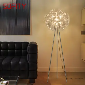SOFITY Современный Винтажный Торшер Creative Simple Light Standing LED Декоративный Для Дома, Гостиной, Спальни