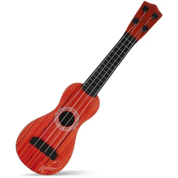 38 см Имитация гавайской гитары, 1 шт. Для начинающих, детские игрушки, Обучающий Пластиковый инструмент, Маленькая имитация гитары для детей