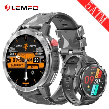 LEMFO смарт-часы для мужчин ip68 водонепроницаемый 4G ROM подключение наушников C22 smartwatch 400mAh 7-дневный срок службы батареи 1.6 