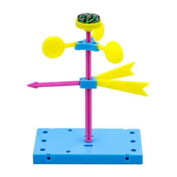 Ветряная Лопасть Wind Kids Science DIY Assembly Model Детский Научный Эксперимент Dropship