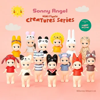 Мини-фигурка Sonny Angel Серии Creatures в сотрудничестве с Donna Wilson Blind Box Игрушки и хобби Kawaii Action Mystery Figure