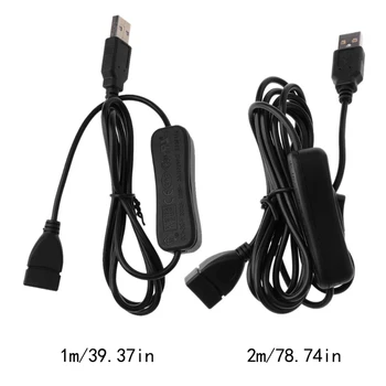 Удлинитель USB длиной 1/1,5/2/3 метра, Кабель USB от Мужчины к Женщине, Шнур для автомобильной Электроники, зарядки мобильного телефона, передачи данных