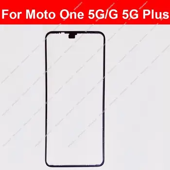 Для Motorola MOTO One 5G G 5G Plus Передняя рамка ЖК-дисплея, замена передней внешней стеклянной панели