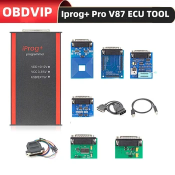 2023 IPROG Pro V87 Профессиональный Программатор ECU Поддержка IMMO/ KM/Радио /Сброс Подушки Безопасности Километраж приборной панели VS Carprog DIGIPROG 3