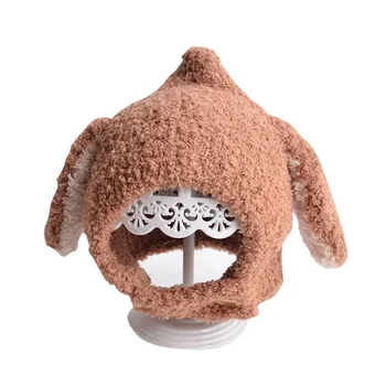 Детская осенне-зимняя шапочка для защиты ушей для мальчиков, милая и игривая теплая шапочка для девочек