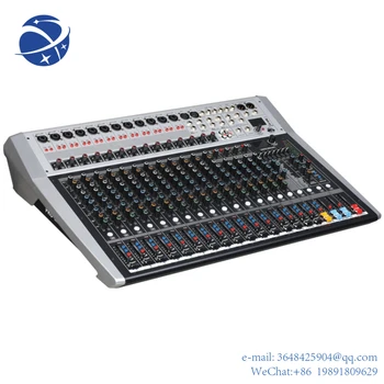 YYHC Supply 24-канальный профессиональный цифровой аудиомикшерный пульт аудио 4 группы LC240i