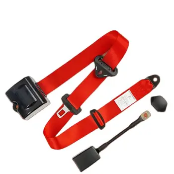 Регулируемые убирающиеся ремни безопасности, подходящие для модификации, комплект трехточечных ремней безопасности для клубного гольф-кара