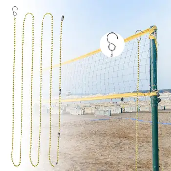 Цепи для высоты 2 шт., прочная волейбольная сетка подходящей длины, не вызывающая коррозии, Цепи для тренировок