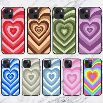 Latte Love Coffee Heart Чехол Для Телефона iPhone 11 12 Mini 13 14 Pro XS Max X 8 7 6s Plus 5 SE XR Shell