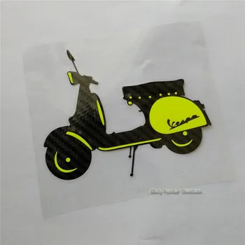 наклейка для мотоцикла из углеродного волокна для скутера Vespa, виниловые наклейки для мотоциклов, наклейки для гоночного мотокросса, супербайк, байк