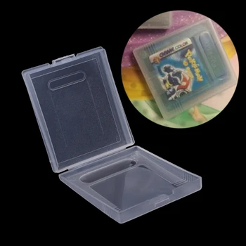 5x Прозрачные пластиковые Белые коробки для игровых картриджей Пылезащитный чехол для Game Boy Цвет GBC