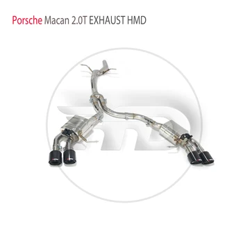 Выхлопная система HMD из нержавеющей стали Performance Catback для Porsche Macan 2.0T 95B с автоматическим электронным клапаном глушителя