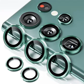 для Samsung S22 Ultra Camera Защитное стекло для объектива пленочной камеры для Samsung S23 Ultra Plus, металлическое защитное кольцо для объектива с полным покрытием
