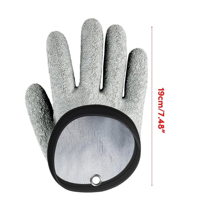 1 пара рыболовных перчаток с магнитным фиксатором, нескользящие рыболовные перчатки для рыбалки, устойчивые к проколам рыболовные перчатки для рыбалки Изображение 1
