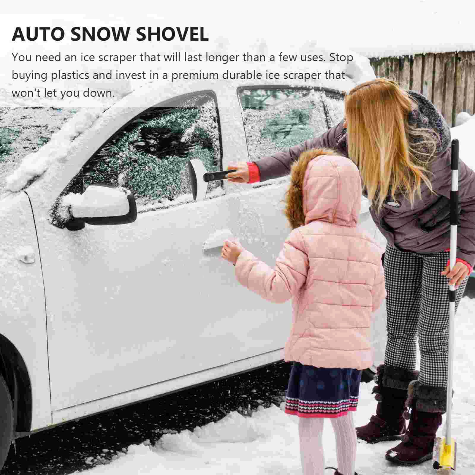 1 шт. скребок для удаления снега, скребок для снега на лобовом стекле автомобиля, многофункциональный инструмент для стекла автомобиля, используемый в автомобилях большей частью зимой Изображение 4