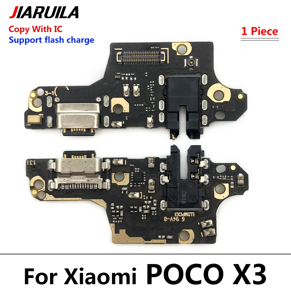 10 шт./лот, USB зарядное устройство, порт для зарядки Xiaomi Poco F1 X2 M3 F4, док-станция 5G, микрофонная плата, гибкий кабель Изображение 2