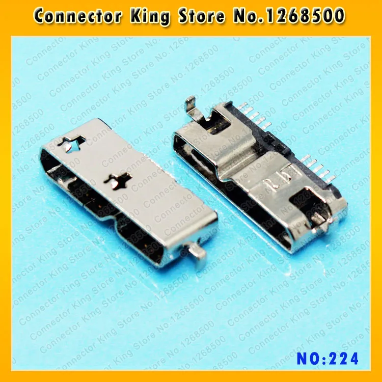 10X Разъем питания постоянного тока Micro 3.0 USB-порт, Розетка для нетбука/MP5/мобильного устройства MICRO USB 3.0 для зарядки через USB-разъем ONDA V989, MC-224 Изображение 1