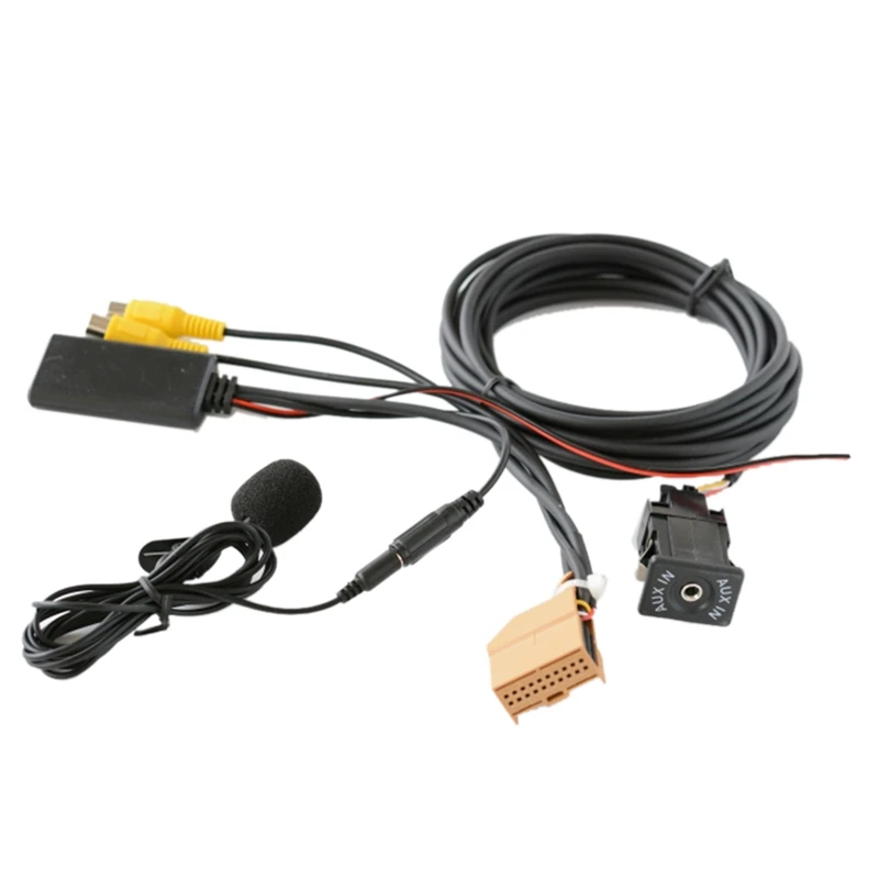 12V MMI 2G Автомобильный Bluetooth AUX кабель-адаптер Музыкальный Аудио микрофон для Q7 A6 A8 2006-2008 J523 Изображение 1