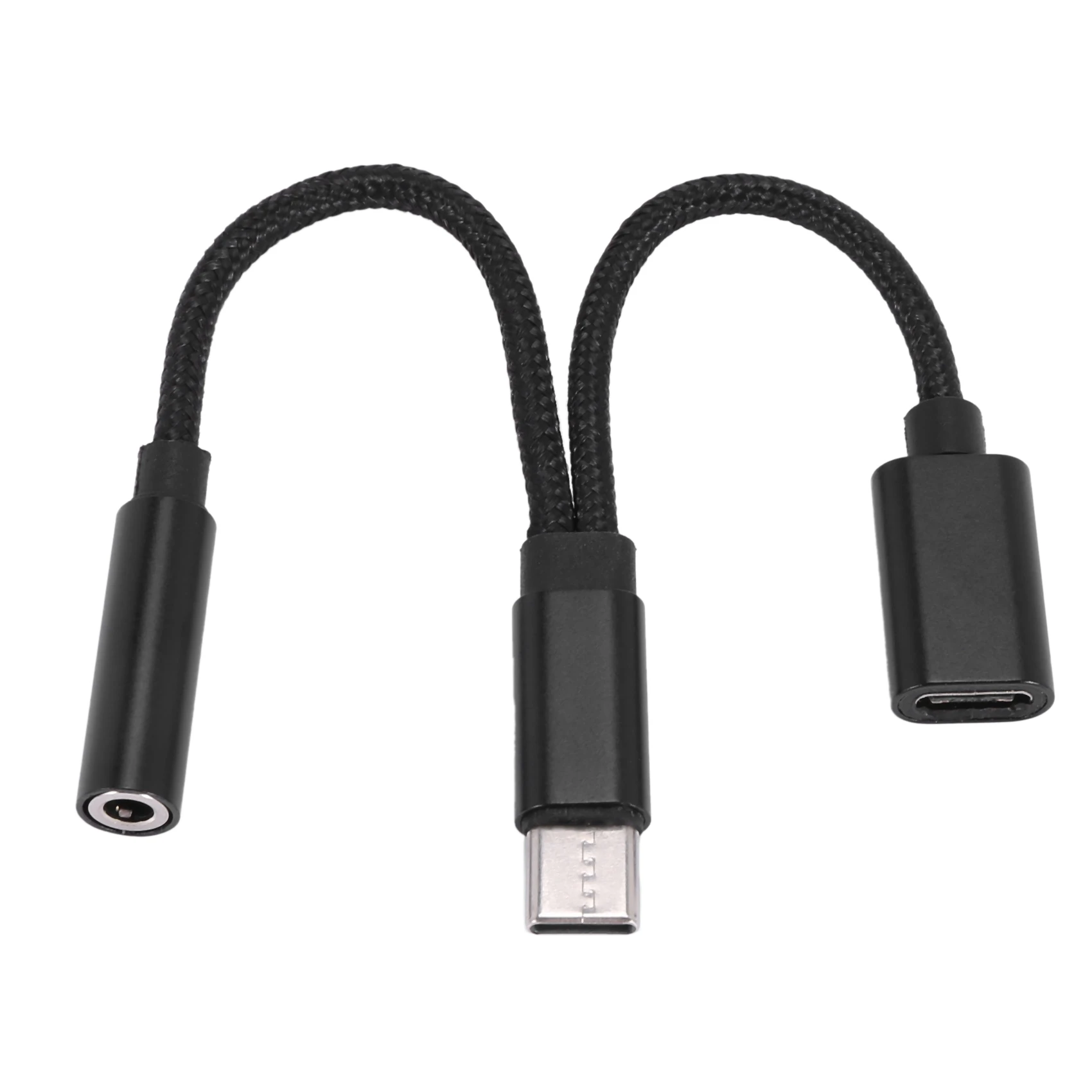 2 в 1 Адаптер для наушников Type C, разъем-разветвитель USB C, конвертер для зарядки аудио AUX для Huawei Samsung Xiaomi Изображение 4