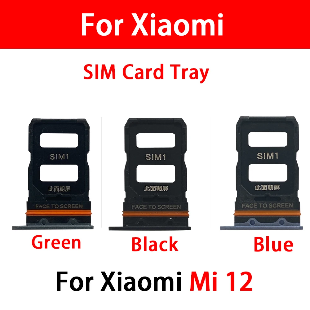 20 Шт Лоток для SIM-карт Слот для чипов Выдвижной держатель Сменная Ремонтная деталь для Xiaomi Mi 12 Pro Mi 12S Ultra Изображение 1