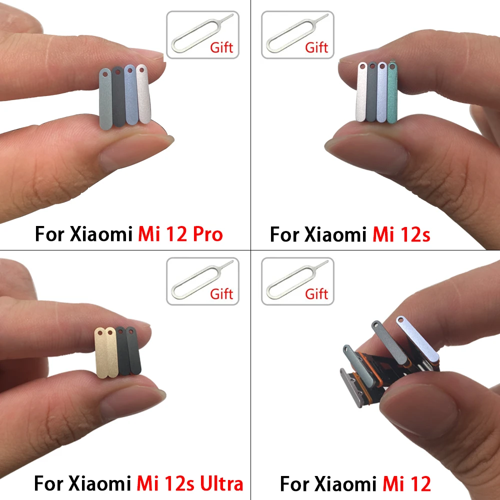 20 Шт Лоток для SIM-карт Слот для чипов Выдвижной держатель Сменная Ремонтная деталь для Xiaomi Mi 12 Pro Mi 12S Ultra Изображение 3