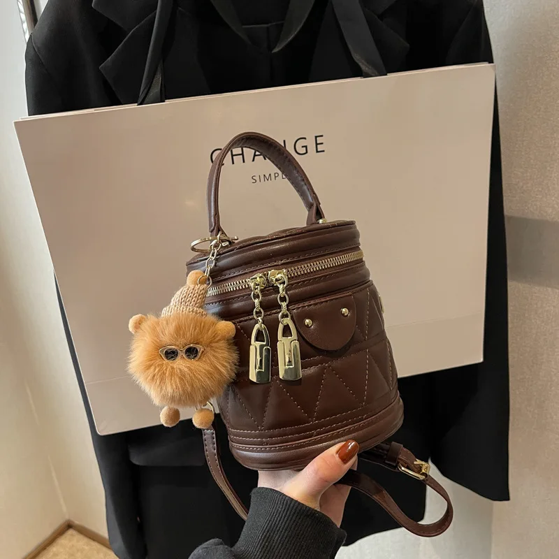 2023 Известный бренд дизайнерских сумок для женщин, роскошная копия bolso, женская сумка через плечо с геометрическим дизайном, сумка-мешок на шнурке Изображение 2