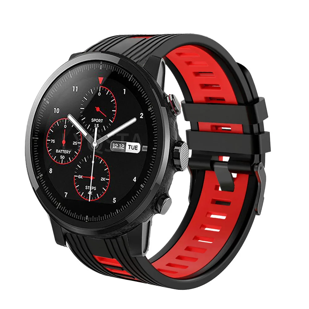 22 мм силиконовый смарт-ремешок Samsung Galaxy Watch 3, 45 мм Galaxy Watch, 46 мм Сменный браслет для Gear S3, браслет Изображение 1