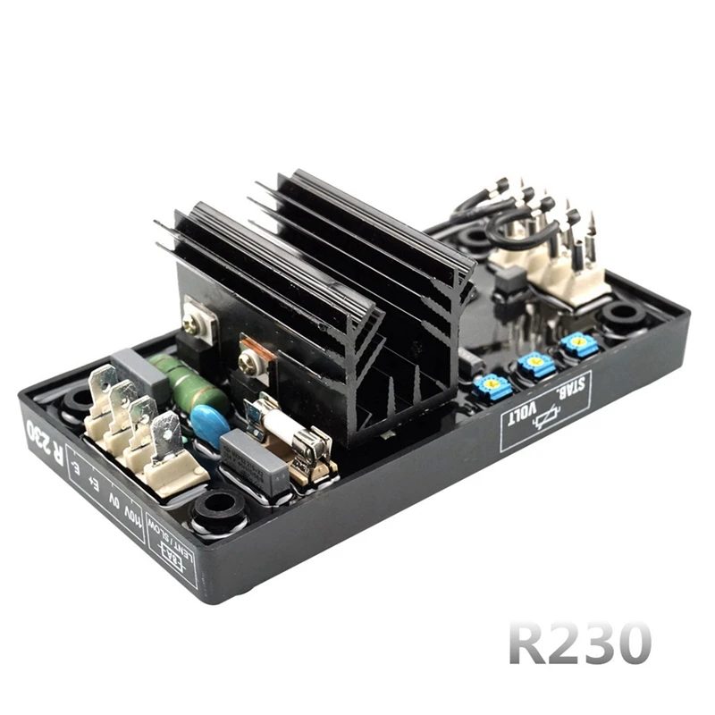 2X R230 AVR Автоматический регулятор напряжения, электронный модуль, плата генератора, детали генераторной установки Изображение 1