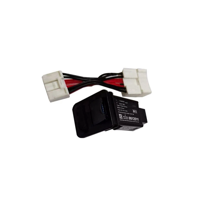 2X USB-адаптера для задних сидений автомобиля Зарядное устройство QC 3.0 D Type C Разъем для быстрой зарядки Toyota Alphard Vellfire 30 Series 15-23 Изображение 3