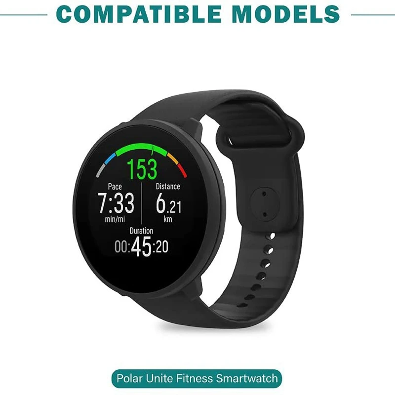 2X Зарядное Устройство Для Смарт-часов Polar Unite Fitness Watch - USB-Кабель Для Зарядки 3,3 Фута 100 см - Аксессуары Для Смарт-часов Для фитнеса Изображение 2