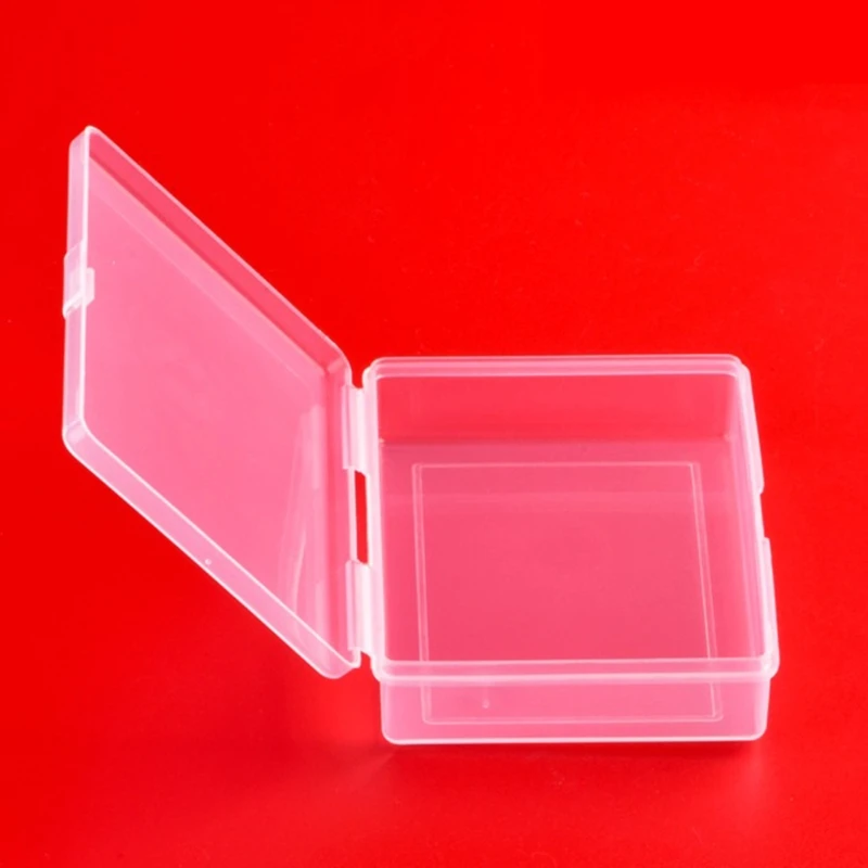 2x игральных карты в прозрачной пластиковой коробке для футляра Пустая колода игровых карт для футляра, закрывающаяся на защелку для обычного челнока Изображение 4