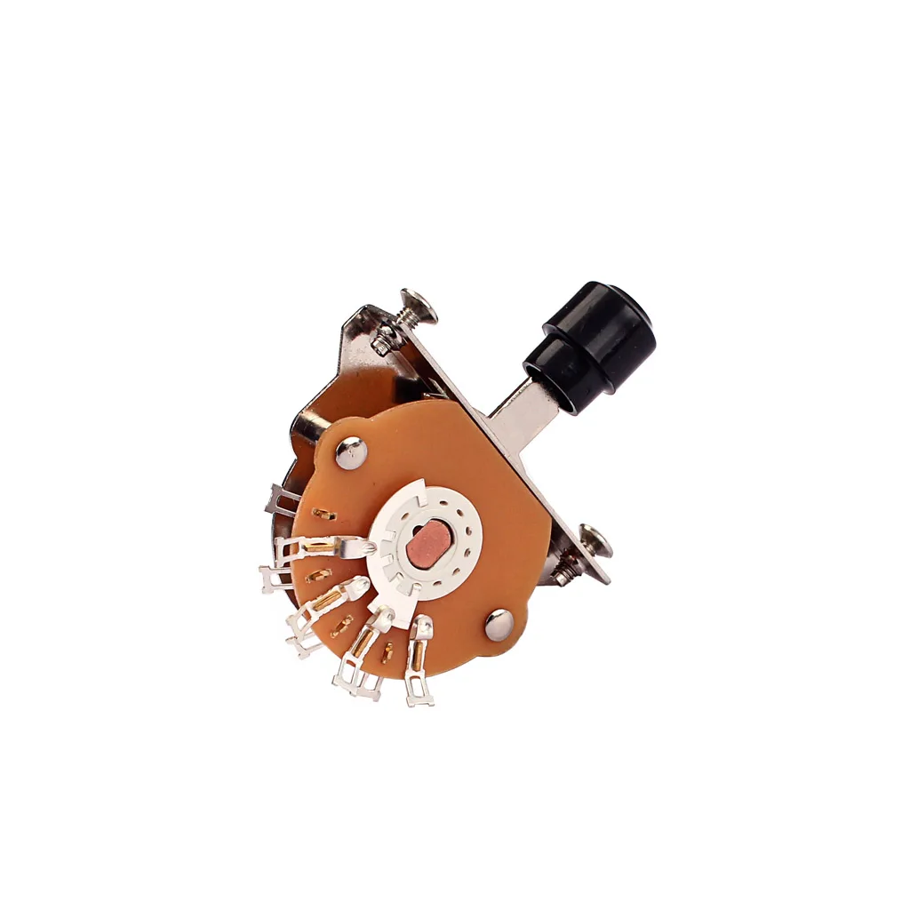 3-ходовой рычажный переключатель звукоснимателя с черным наконечником для запасных частей электрогитары Les Paul Изображение 5
