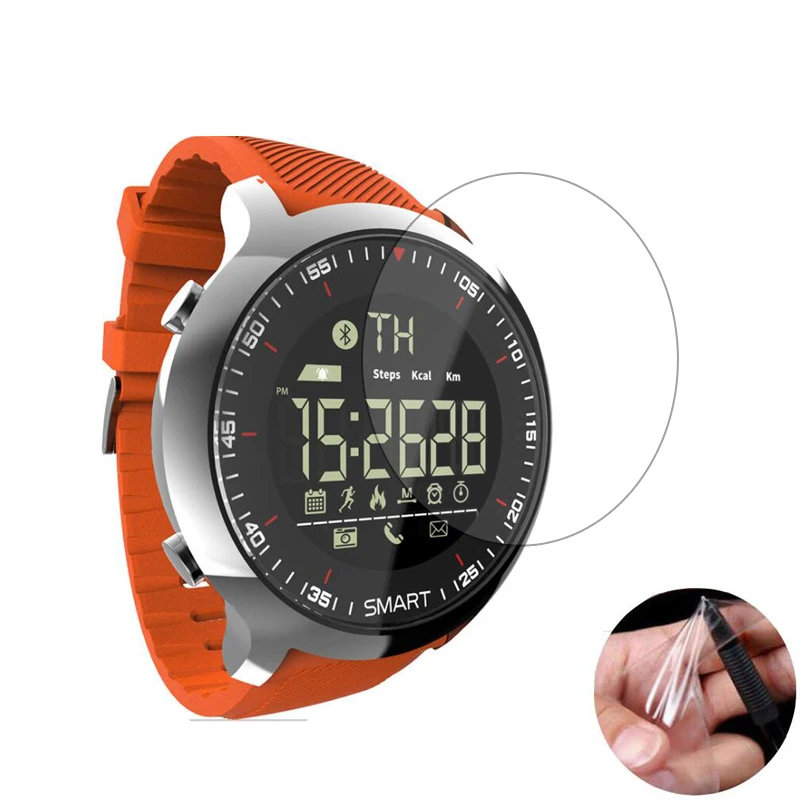 3 шт. Мягкая защитная пленка для LOKMAT MK18 Bluetooth Smart Watch, защитная крышка для экрана цифровых умных часов (не стеклянная) Изображение 0