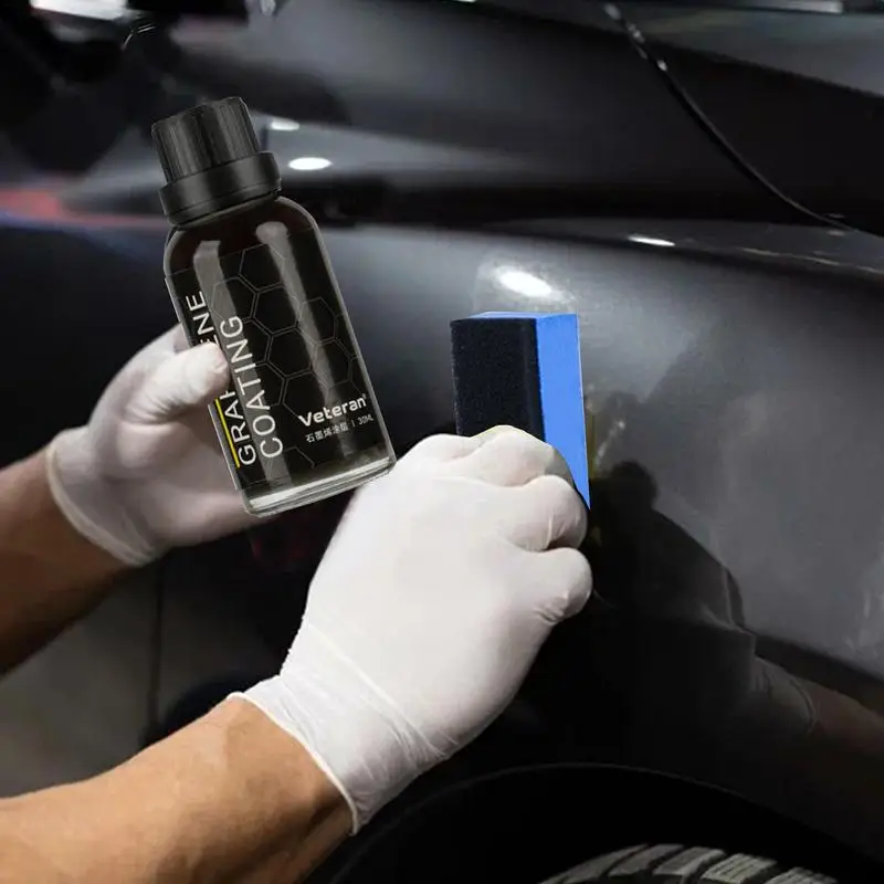 30 мл жидкого нанопокрытия для керамики для автомобиля, нанокристаллического гидрофобного слоя, полирующего лакокрасочного покрытия, средства для полировки автомобильных покрытий. Изображение 1