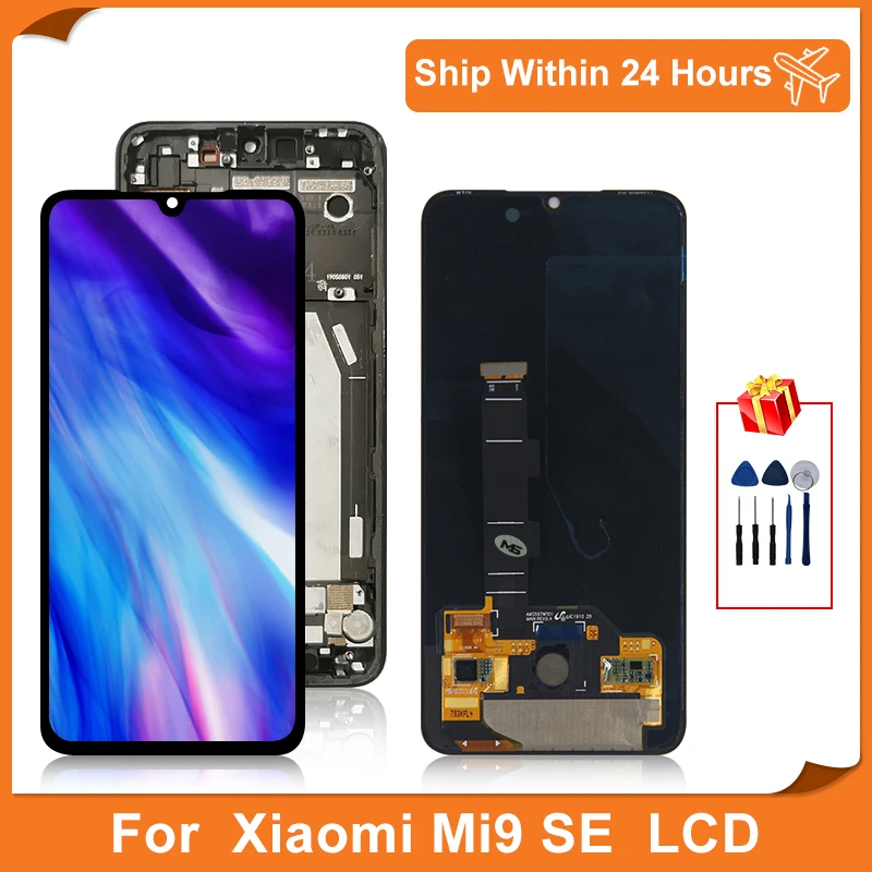 5,97“Оригинал Для Xiaomi Mi 9 SE ЖК-дисплей С Сенсорным Экраном Дигитайзер В Сборе Для XIAOMI 9SE Запасные Части Для Экрана Лучшие Дешевые Изображение 0
