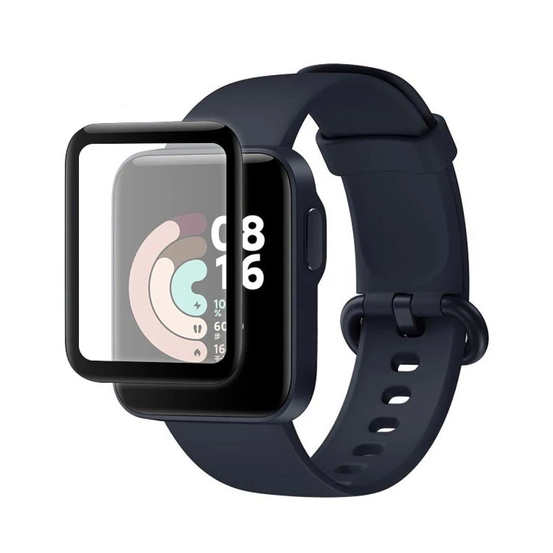 9D Полноэкранный Защитный чехол с Изогнутым Краем Для Redmi Watch 2 3 Lite Активная Защитная Пленка для Xiaomi Mi Watch Lite Color 2019 Изображение 4
