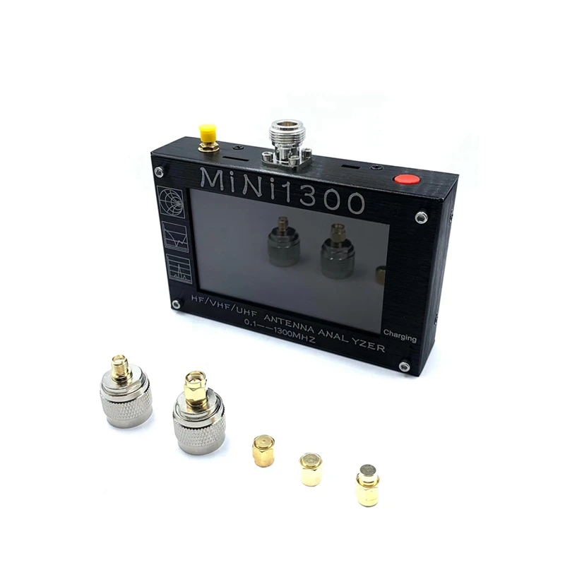 FULL-MINI1300 Plus 5V/1.5A Анализатор Антенн HF VHF UHF 0,1-1300MHZ Частотный Счетчик SWR Метр 0,1-1999 С ЖК-экраном Изображение 2