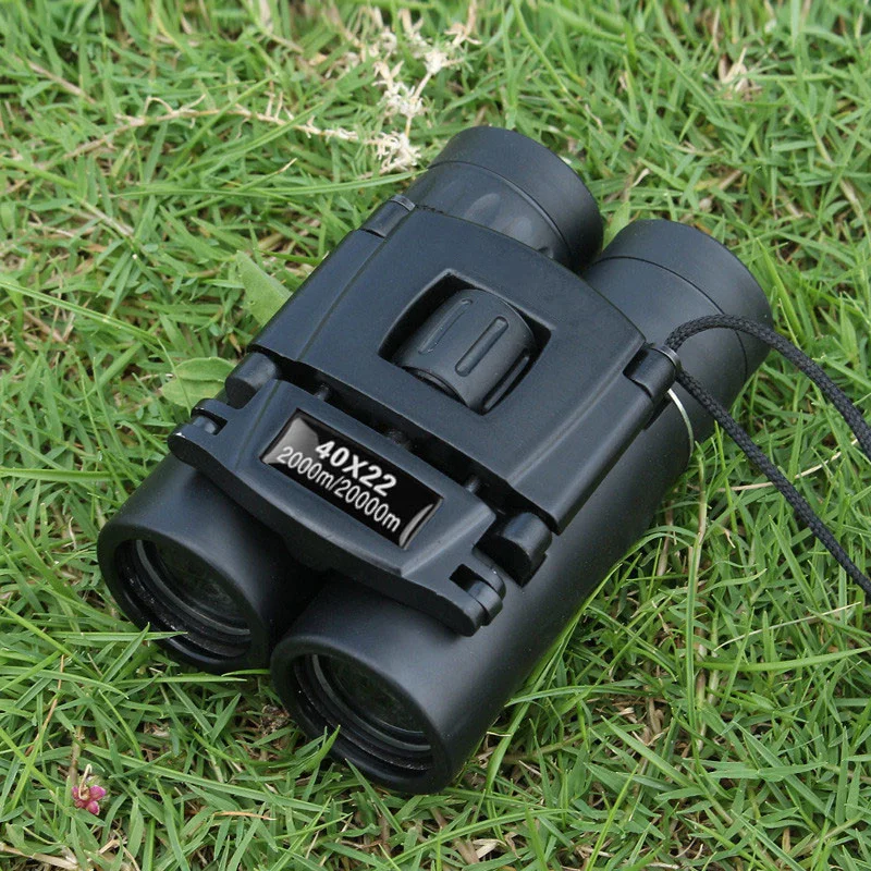 HD Мощный Бинокль 40X22 Портативный Складной Мини-Телескоп BAK4 FMC Оптика Для Охоты Кемпинга Путешествий Наблюдение За Птицами Бинокль Изображение 3