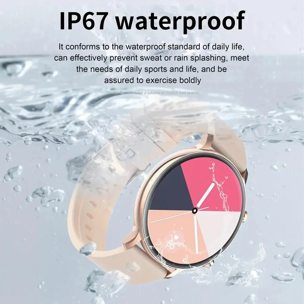 HW36 1,28-дюймовые Умные часы IP67 Водонепроницаемые Спортивные Смарт-часы BT5.0 Часы С фитнес-трекером, Совместимые с часами w / Android5.0 / iOS9.0 Изображение 5