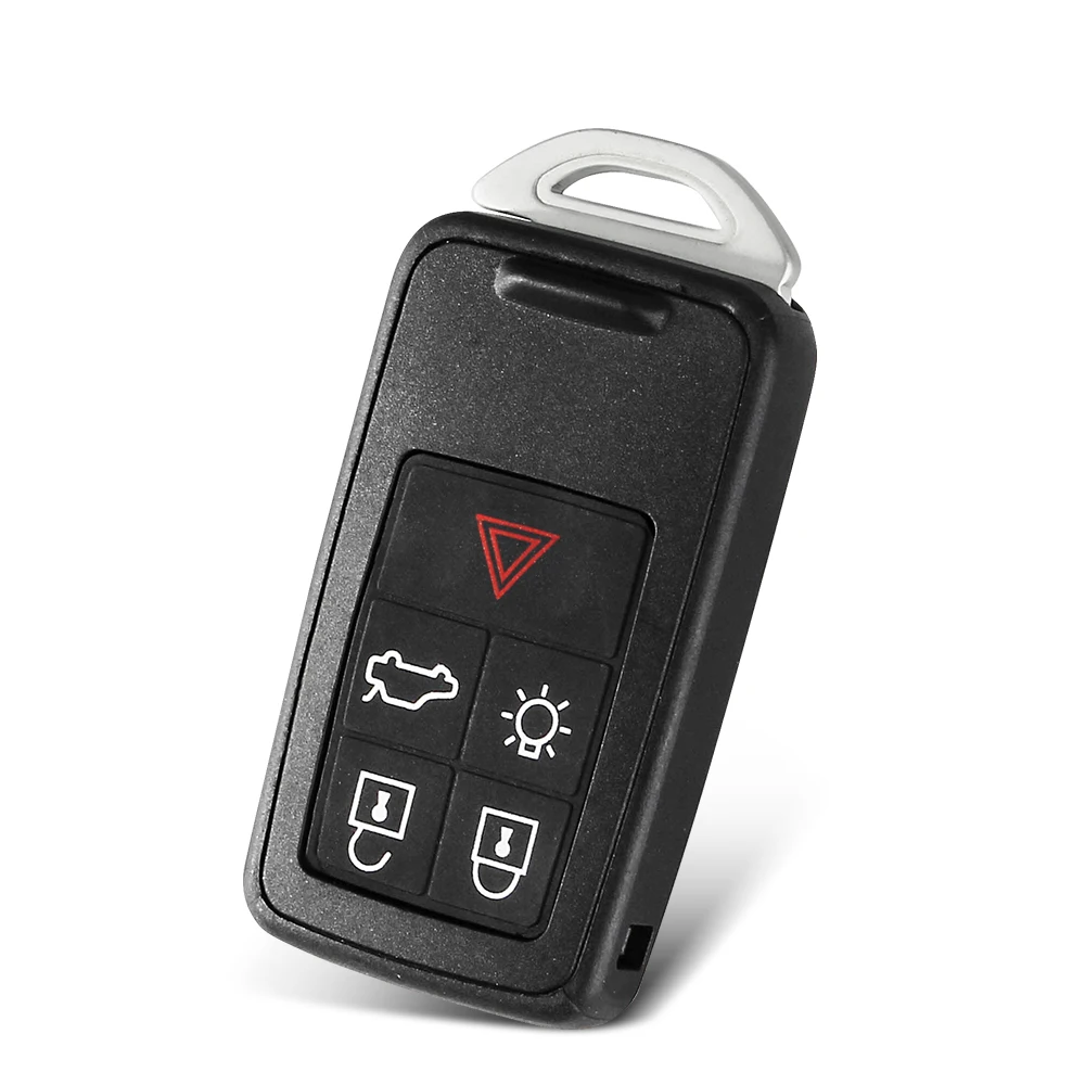KEYYOU Smart Remote Car Key Shell Для Volvo XC60 S60 S60L V40 V60 S80 XC70 5/6 Кнопок Смарт-Чехол Для Ключей Автомобиля Изображение 2